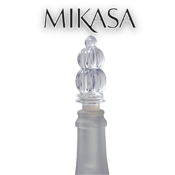 Mikasa Dining Mikasa Lead Crystal Monterey Wine Bottle Stopper